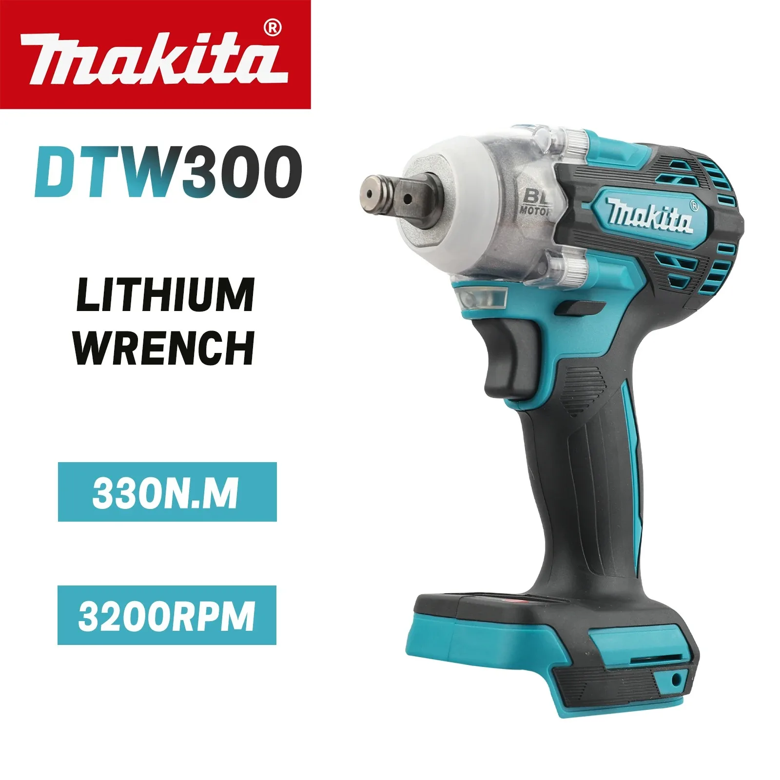 Makita Drill Dtw300 - Makita DTW300 18V Bürstenloser Akku-Schlagschrauber 330Nm