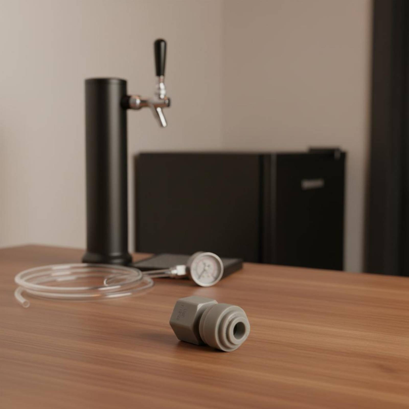 Push Fit Connector - Lebensmittelechter Reduzier-T-Stück mit Doppeldichtung zum Aufstecken,