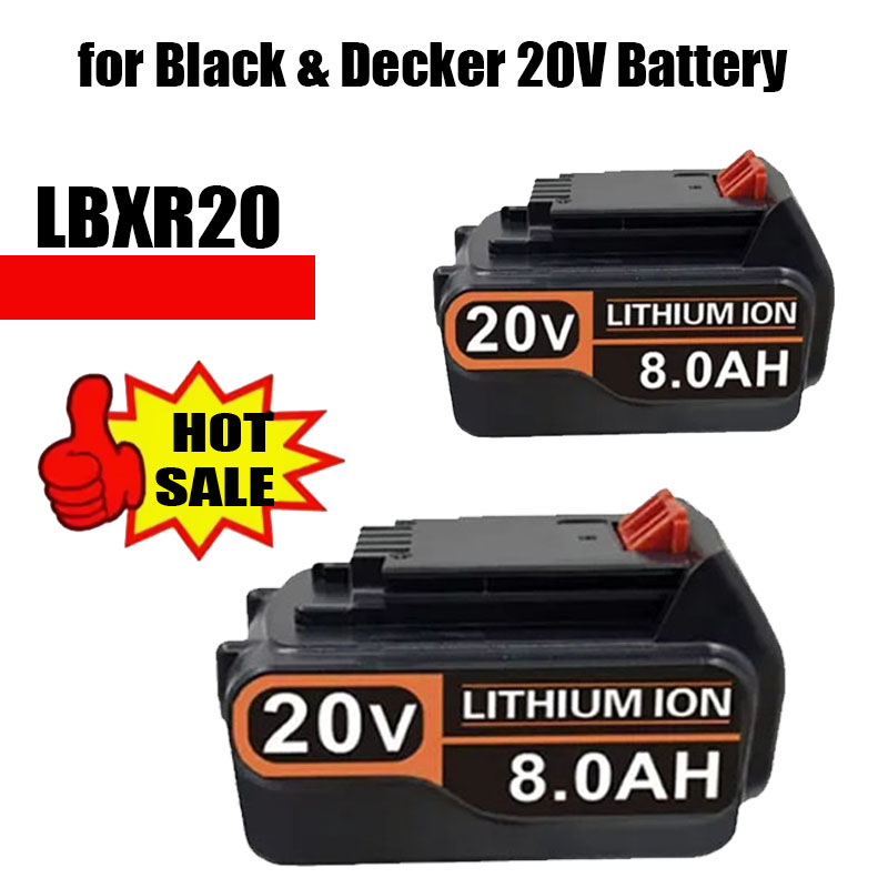 Black+Decker Tool 20V Max - 20V 3,0Ah 4,0Ah 6,0Ah 8,0Ah Hochleistungs-6,0Ah