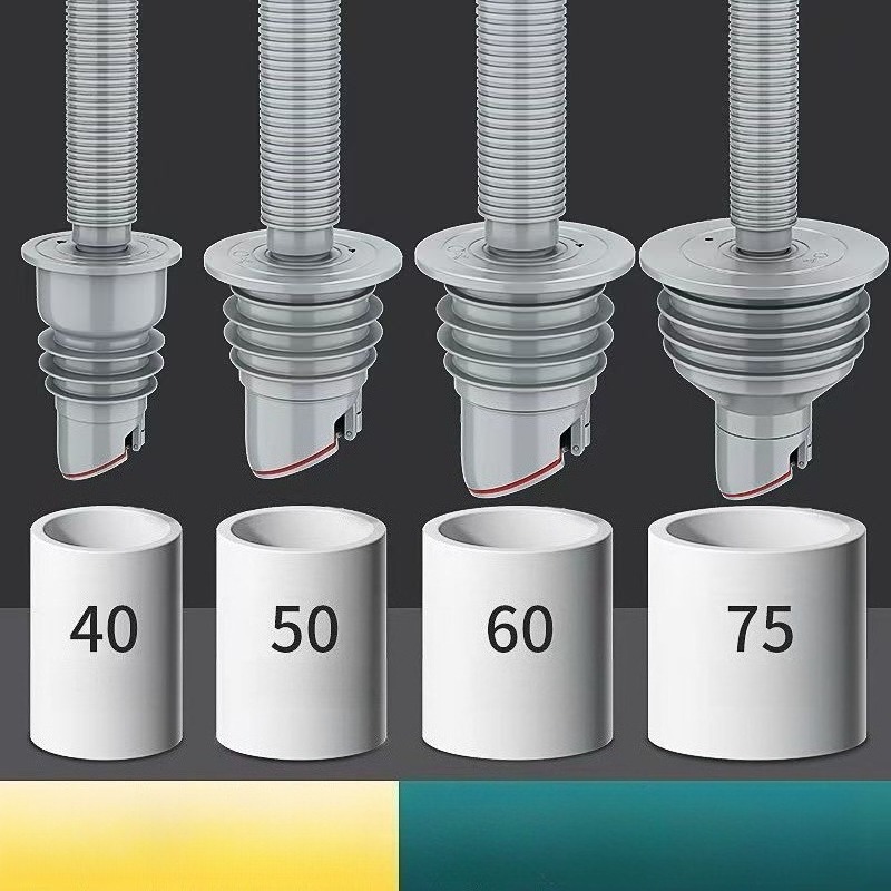 Drain Pipe Clip - Waschbecken Stecker Kanalisation Rohr Dichtung Ring