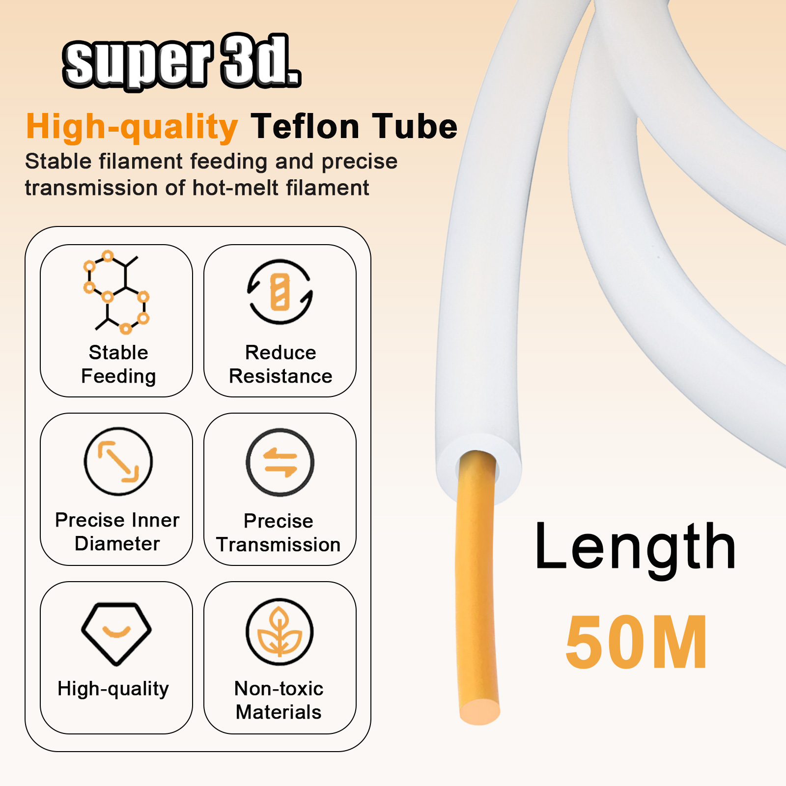P2S Teflonrohr 3D-Drucker 2,5m – Ptfe Tape Thread Bewertung und Preis