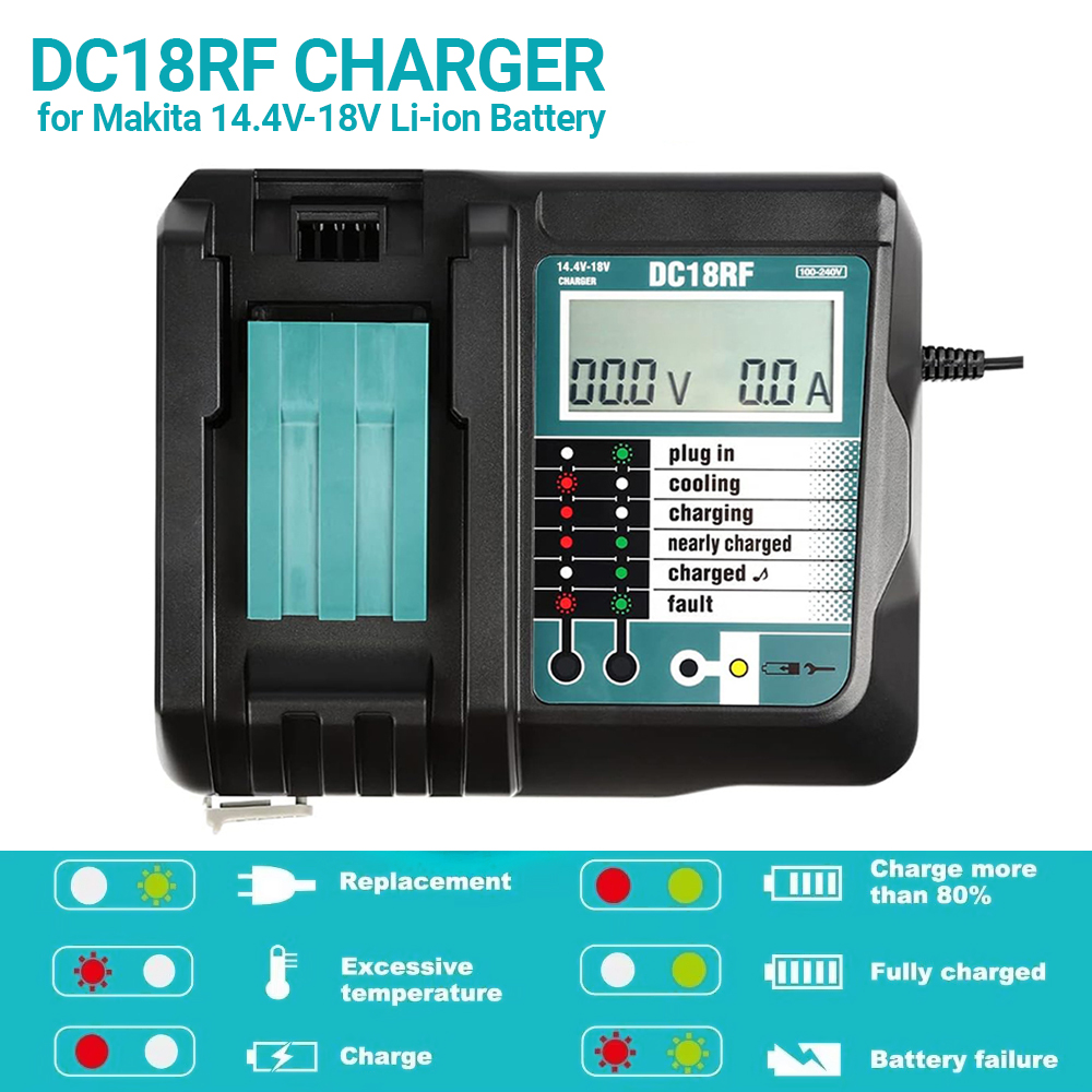 DC18RF Li-Ion Superschnelllade – Makita Drill Hp1640 Bewertung und Preis