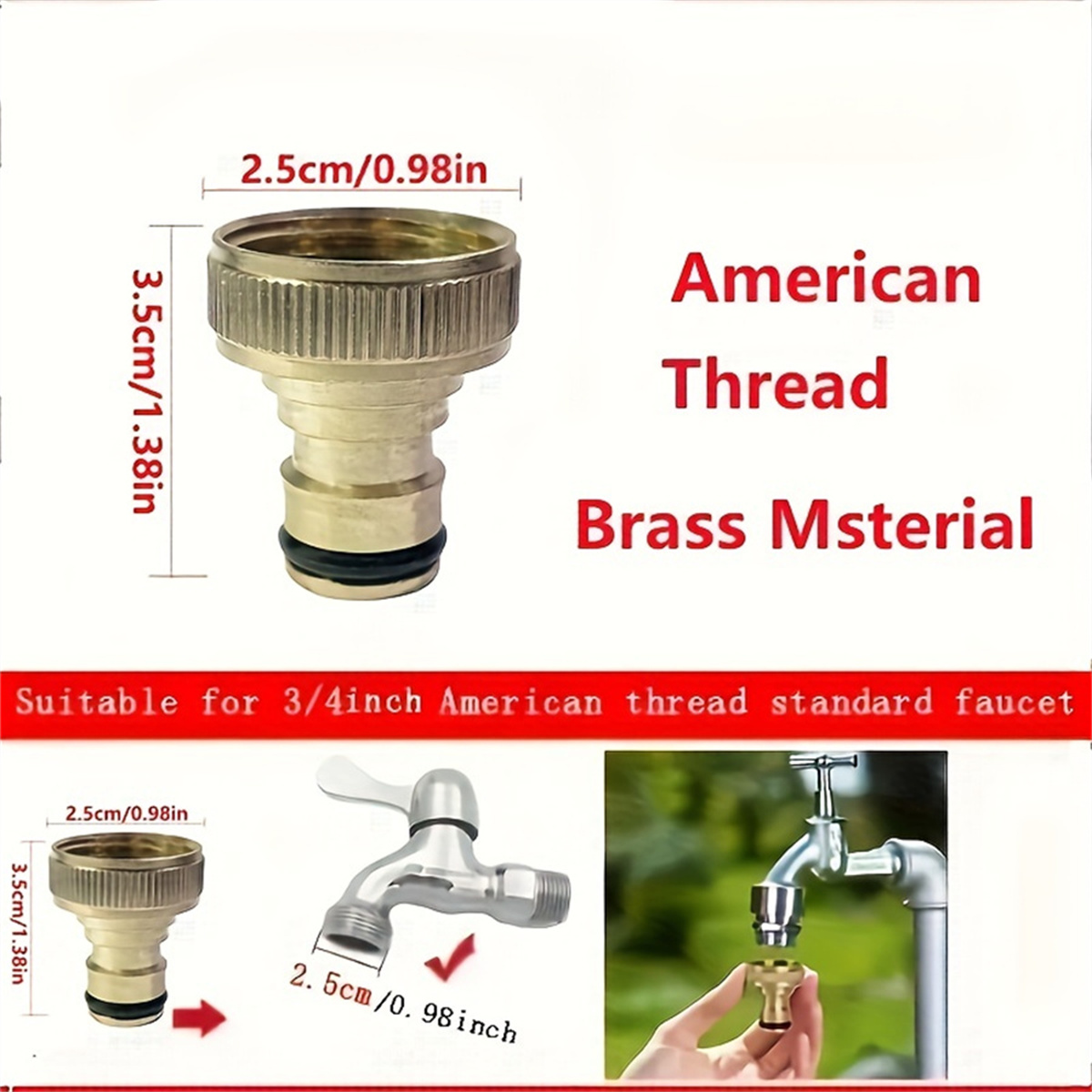 3/4 Zoll Gewindeanschlüsse für – Compression Fitting Brass Bewertung und Preis