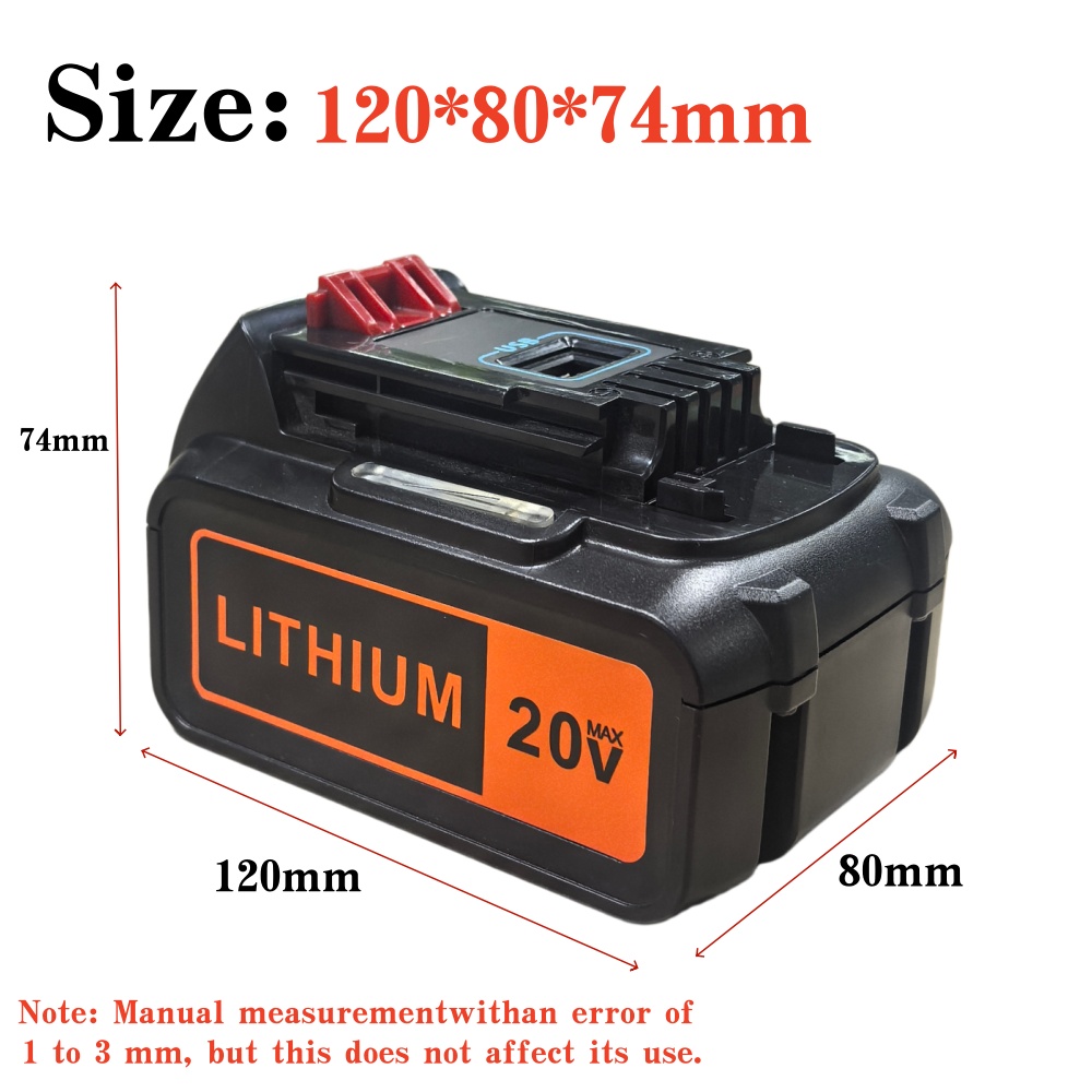8Ah Hochleistungs-Ersatzakku f – Black+Decker Tool 20V Max Bewertung und Preis