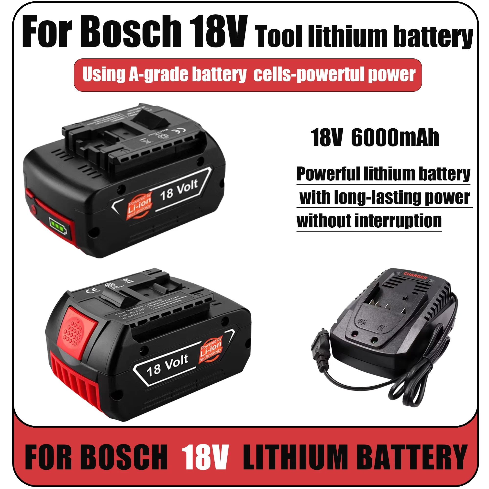 Neue Verbesserte 18V 6,0Ah Bat – Bosch Drill Gsb 18V Bewertung und Preis