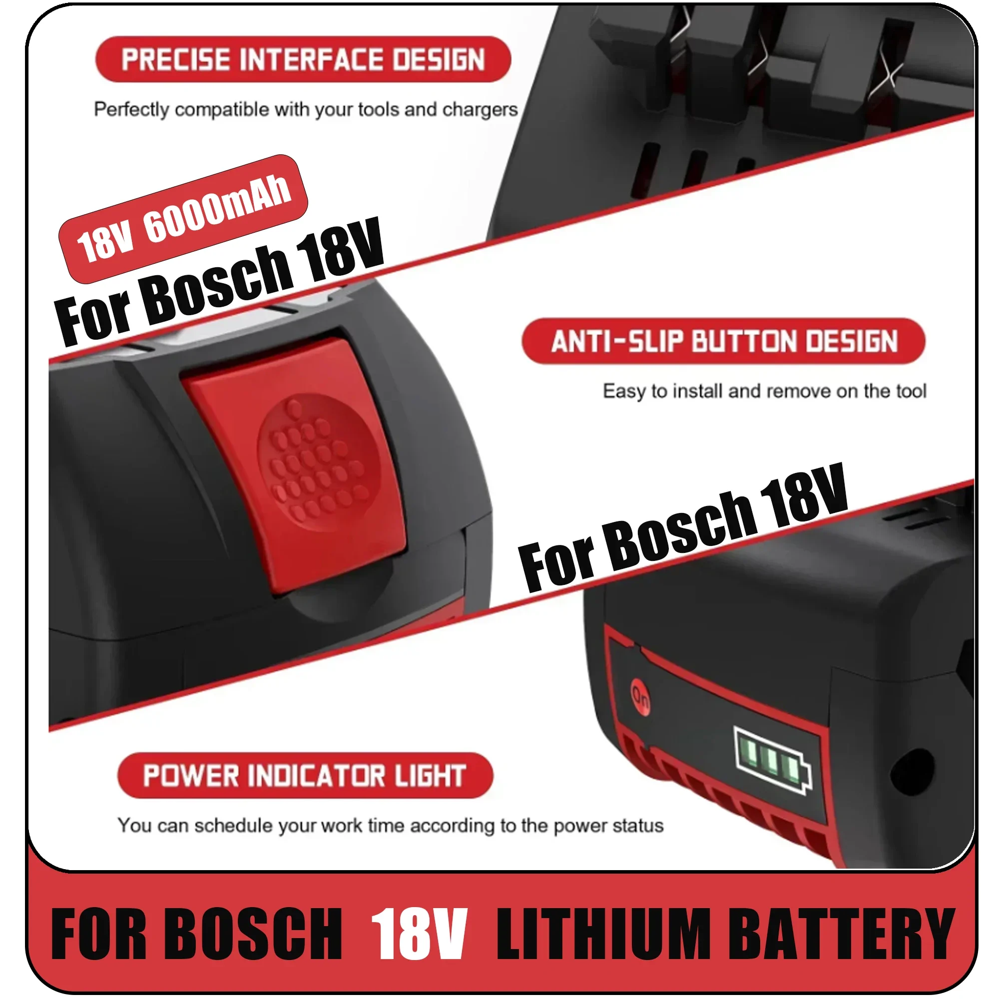 Neue Verbesserte 18V 6,0Ah Bat – Bosch Drill Gsb 18V Bewertung und Preis