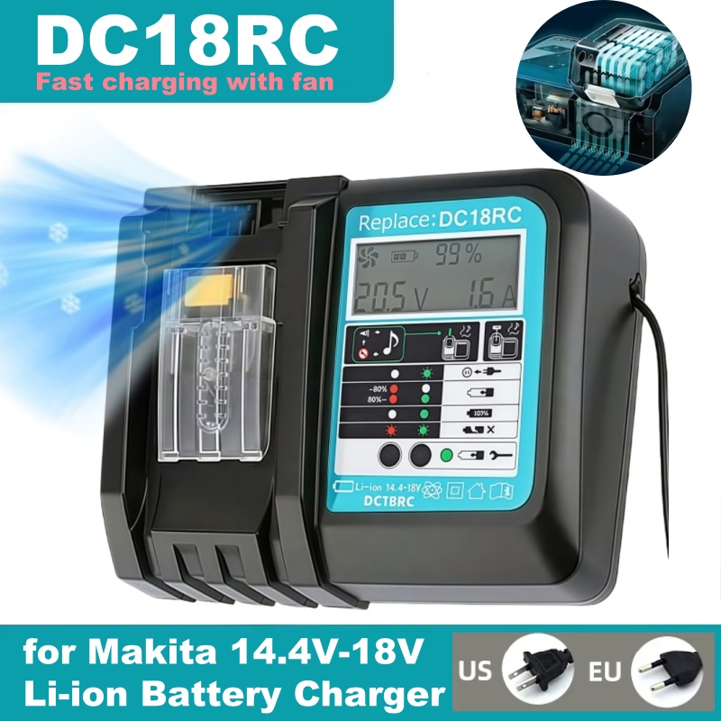 DC18RC Schnellladegerät mit Lü – Makita Drill Hp1640 Bewertung und Preis