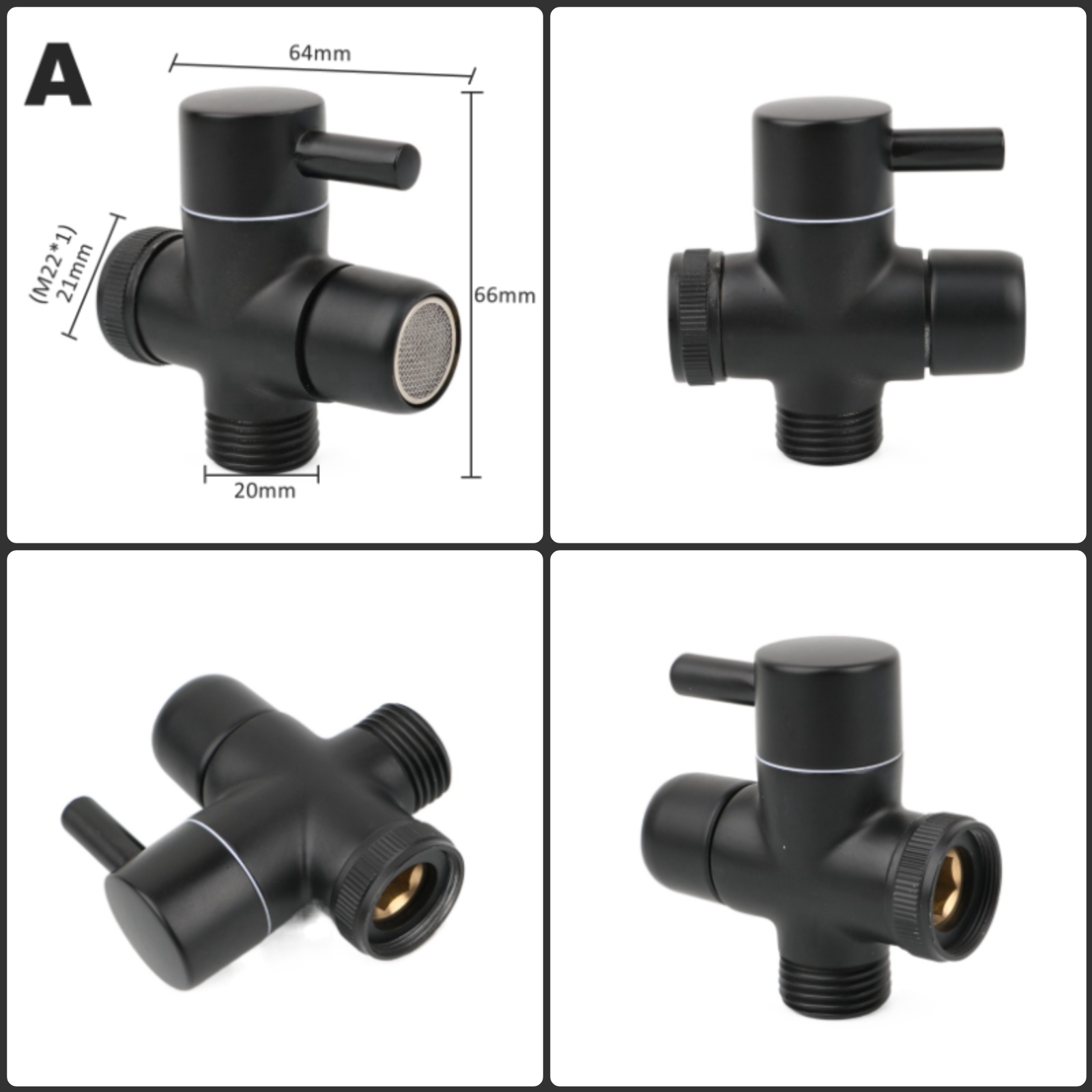Schwarzer Messing-Duscharm-Ada – Shower Valve Cartridge Bewertung und Preis