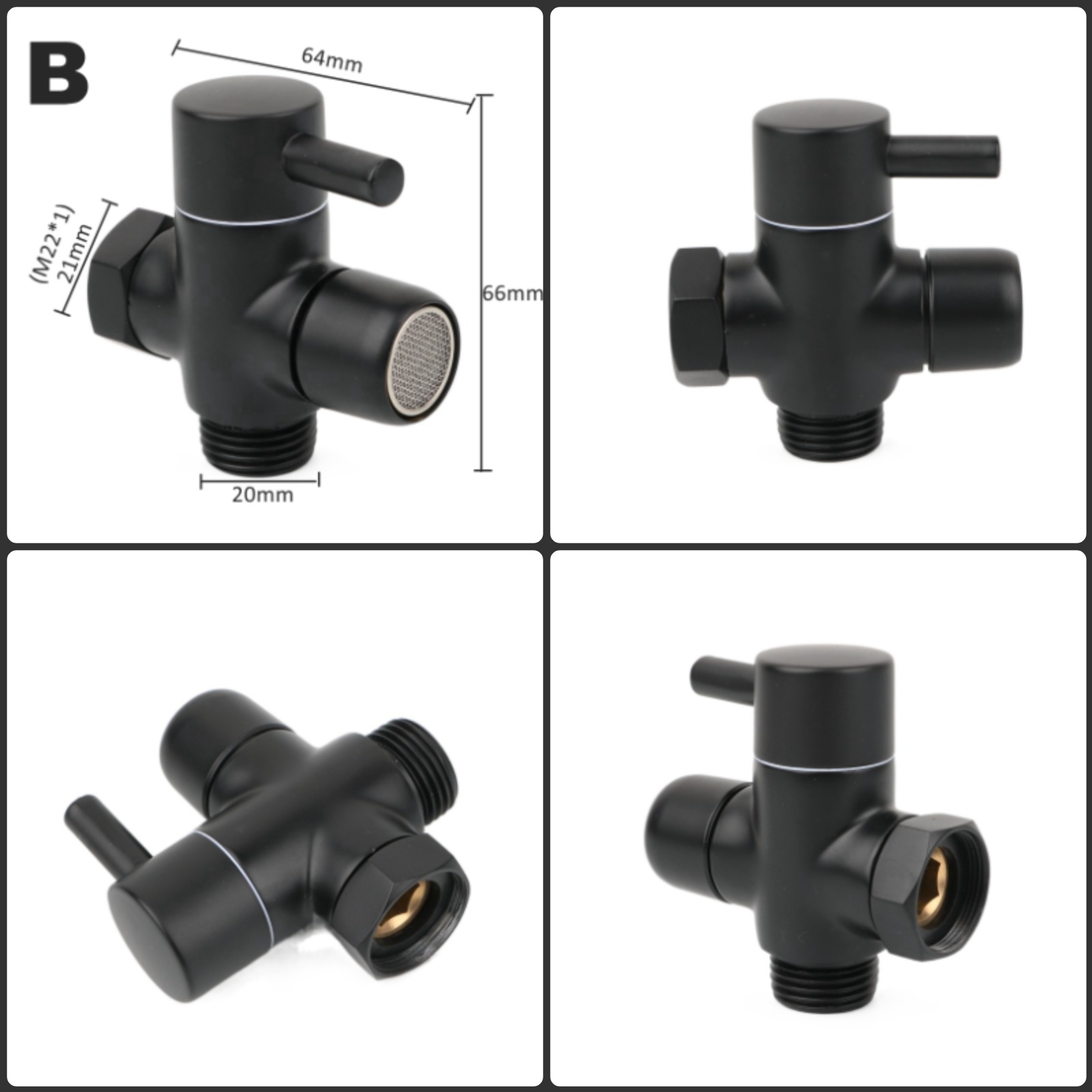Schwarzer Messing-Duscharm-Ada – Shower Valve Cartridge Bewertung und Preis