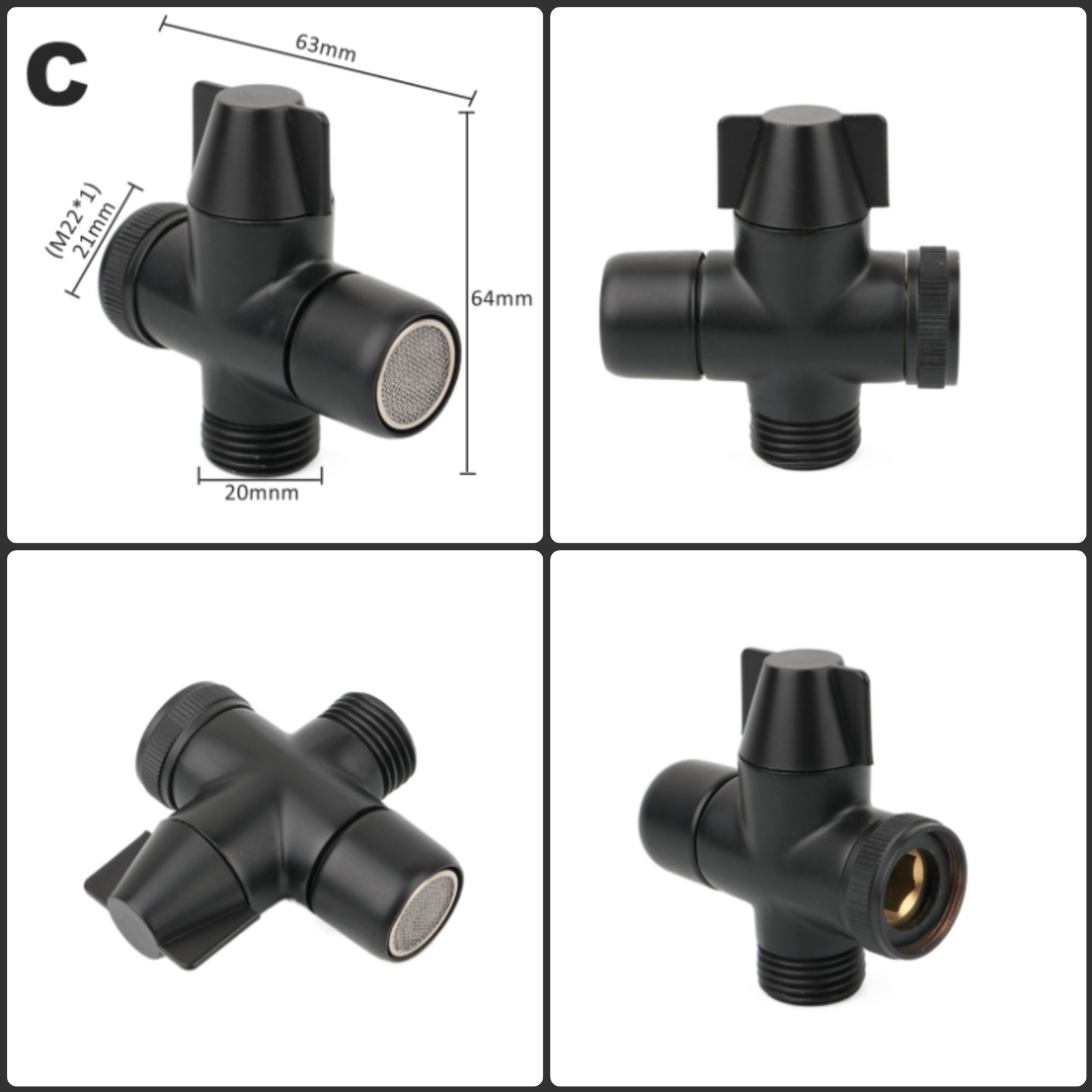 Schwarzer Messing-Duscharm-Ada – Shower Valve Cartridge Bewertung und Preis