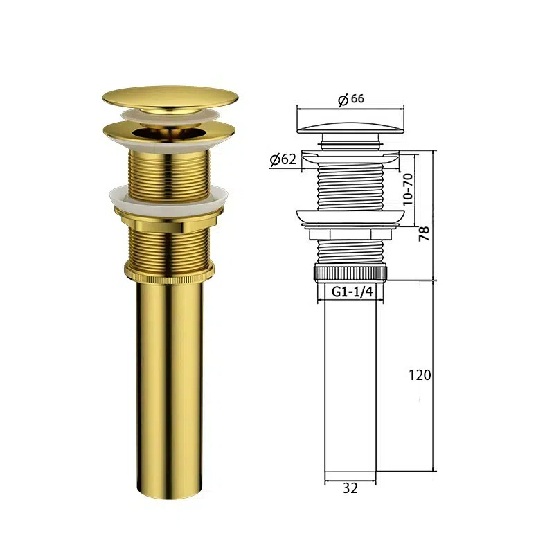 Push-Down Pop-Up Abflussventil – Drain Pipe Clip Bewertung und Preis